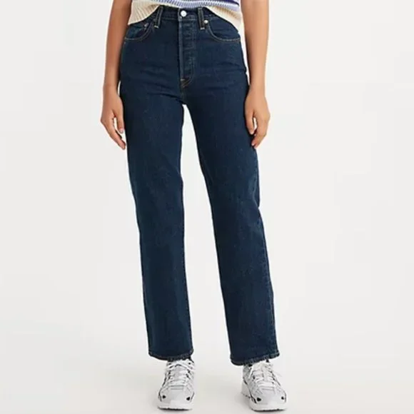 Levi's Ribcage Straight Ankle Jean, W26 L27 - Picture 1 of 7
